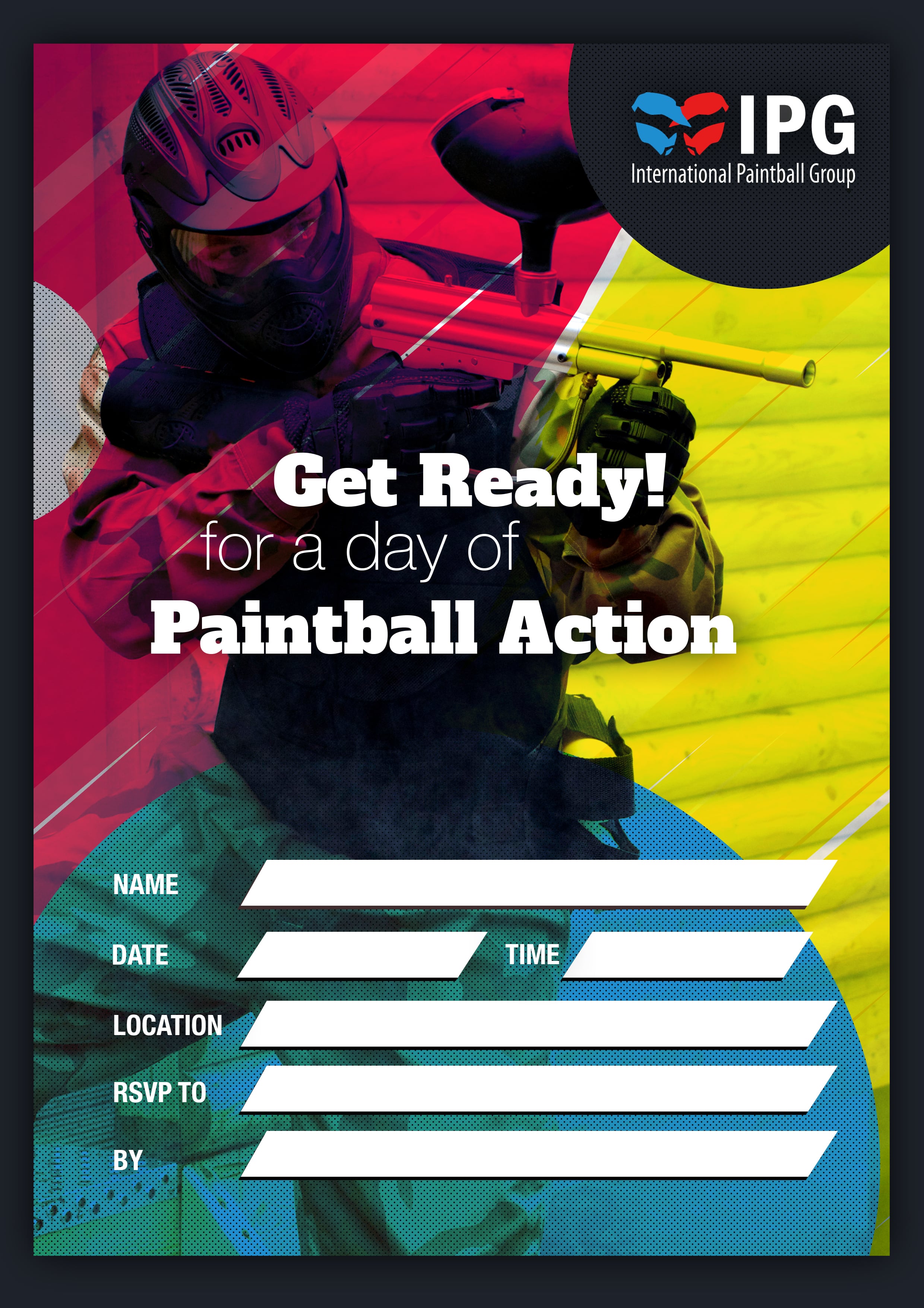 Paintball tickets IPG International Paintball Group 